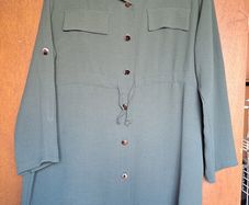 Khaki Casual Dress With Pull In Waistband ( New )