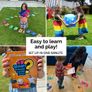 Giant Board Game | Kids & Family Outdoor Garden Activity Game & Quiz with Giant Dice Image 4
