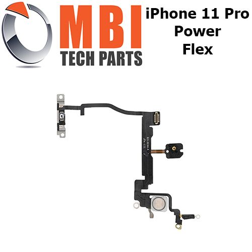 iPhone 11 Pro Replacement Power On Off Flex Ribbon Cable with Mic