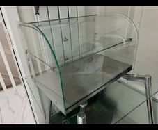 Glass display cabinet