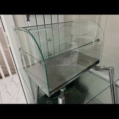 Glass display cabinet