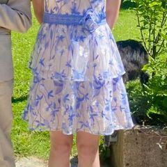 Lipsy London Girls Premium Embroidered Confirmation Occasion Dress Age 14 (164cm)