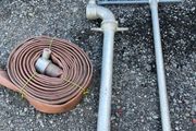 Hydrant stand pipe, key and hose