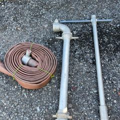 Hydrant stand pipe, key and hose