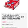 Tonys Chocolonely 100% Slave Free Chocolate Bar - Milk Chocolate 180g Case Of 15 Image 2