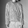 Zara girls champagne sequin bomber jacket Sz 9-10 BNWT Image 4