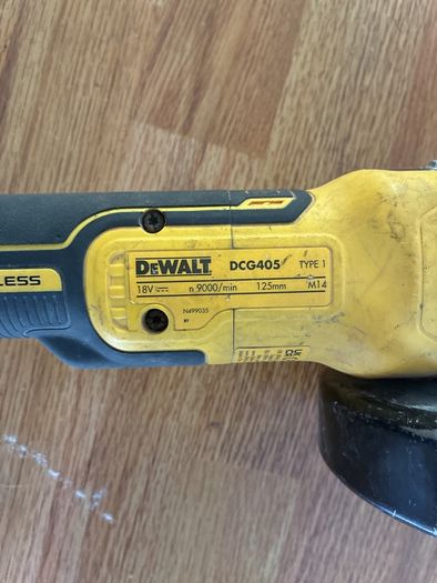 Dewalt angle grinder 6amp battery