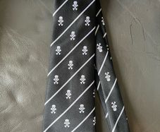 Black Skull Necktie