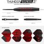 NEW SALE | Thunder | 48 Piece Steel Tip Dart Set with 21g/22g/23g/24g Barrels, Flights and Aluminium Image 5