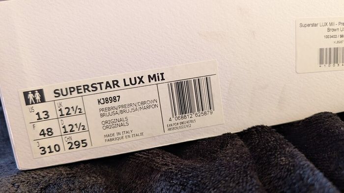 Adidas Superstar lux Made in Italy