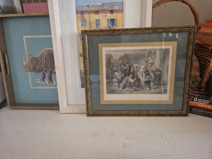 Antique Coloured Engraving