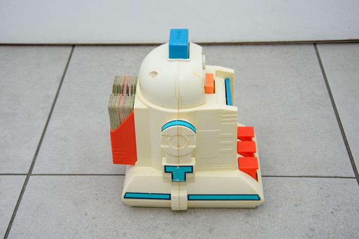 Vintage Toy 1986 Tomy Tomytime Talking Tutor Robot all 50 Cards