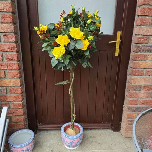 artificial rose tree