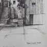 Vintage Kilkenny St. Canice's Steps print by Paraic Doyle limited edition Image 2