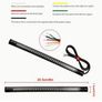 Universal 20.32cm Flexible LED Light Strip with Tail Brake Stop Turn Signal Lights All-in-one Image 6