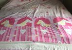 Horse   And Flowers Double Duvet Cover