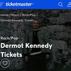 REDUCED TO SELL Dermot Kennedy Tickets