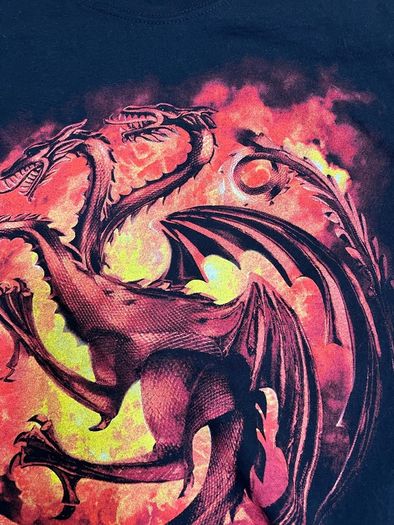 House of the Dragon. Tee Shirt. XL. Black.
