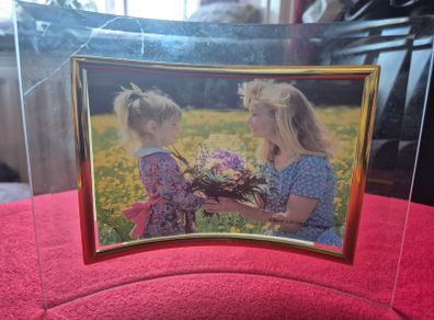 Curved Glass Photo Frame