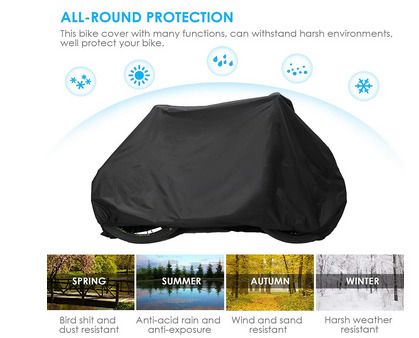 Bike Cover Waterproof Outdoor Bicycle Cover XL