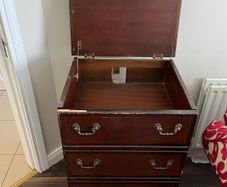 Vintage Record Player Cabinet