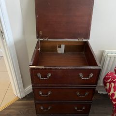 Vintage Record Player Cabinet
