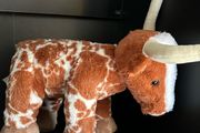 Build a Bear Longhorn spotted Bull steer Cow
