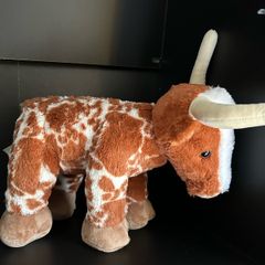 Build a Bear Longhorn spotted Bull steer Cow