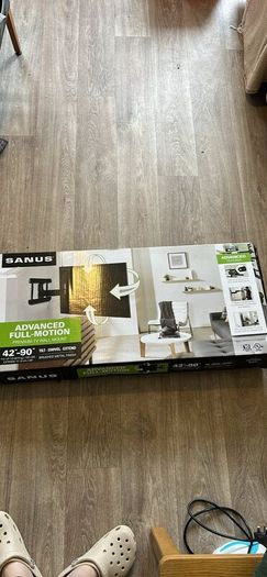Sanus tv, soundbar and wireless speaker wall mount