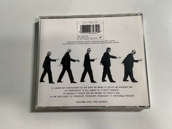 Genesis Live The Way We Walk CD Vol 1 The Shorts