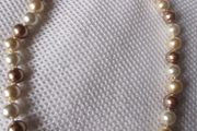 Misaki sterling silver pearls necklace