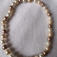 Misaki sterling silver pearls necklace