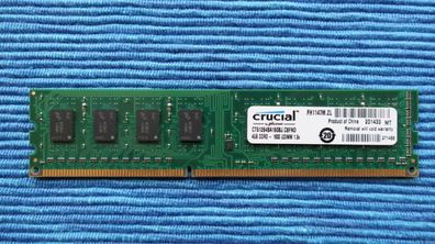 4GB DDR3-1600  Crucial