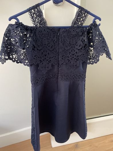 Girls Navy Lipsy Dress