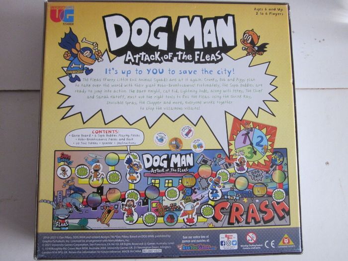 Dogman Attack of the Fleas Board Game
