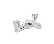 Vitality Chrome Bath Filler Mixer Tap | Manual Dual Control
