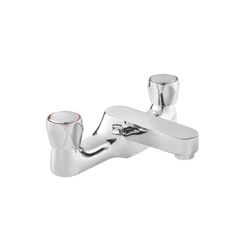 Vitality Chrome Bath Filler Mixer Tap | Manual Dual Control