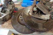 Audi a6 c5, Allroad, Audi a4 b6, Audi a4 b7 big 320mm front brake upgrade kit. Brake conversion, drilled &amp; grooved,big calipers,breaking,parts