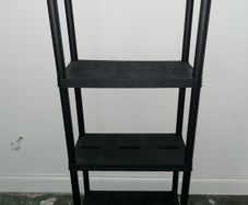 4 Tier Hard Plastic Shelves
