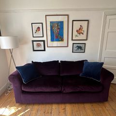 Habitat Louis Velvet Sofa Bed