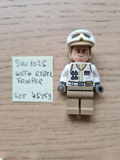 lego sw1026 hoth rebel trooper, set star wars 75259