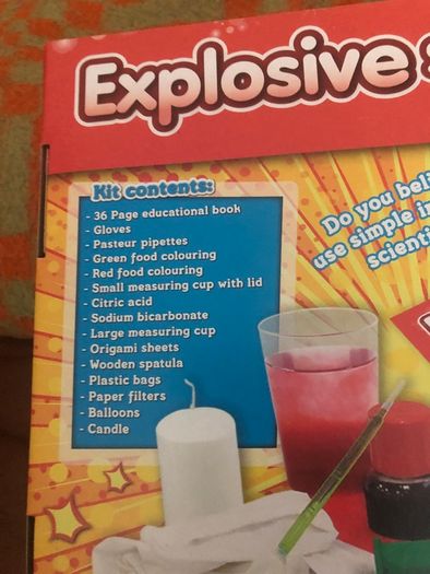 Explosive Science STEM Set for children age 8+