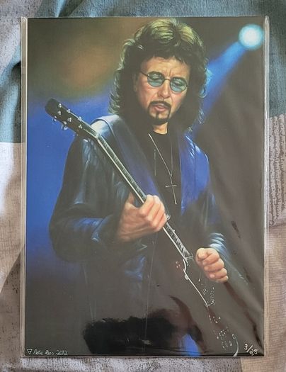 Black Sabbath ( Tony Iommi) A4 limited edition artprint