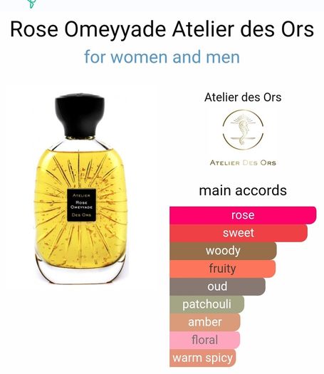 Rose Omeyyade  Atelier des Ors 5mls decant