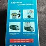 Electric Moka Pot, 6-Cup Espresso Maker, Like New, 200 Filters, Half-Dose Insert Image 2