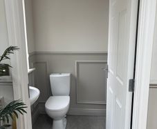 Toilet and basin