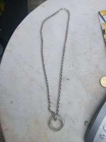 sterling silver rope necklace