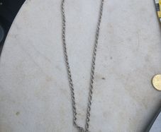 sterling silver rope necklace