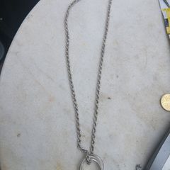 sterling silver rope necklace