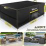 s Garden Furniture Covers Outdoor Waterproof with Air Vent, 420D Heavy Duty Oxford Fabric, for Patio Table, Chair, Rattan Sofa, Garden, Rectangular 18012074 Brand: Zenmos Image 5